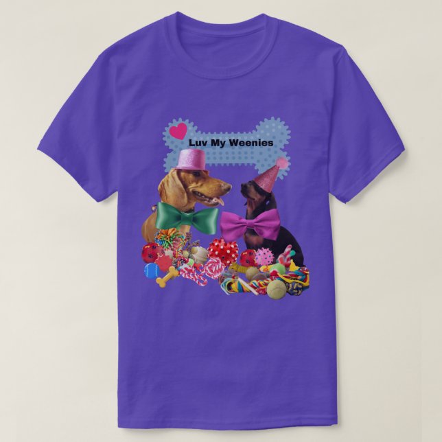 Luv My Weenies T-Shirt for Women/Manar (Design framsida)