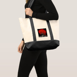 Luv U 2 Delar Red Heart Löv Träd Tote Bag Tygkasse