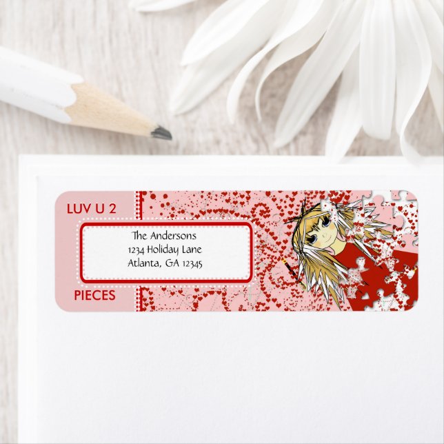LUV U 2 DELAR RETURADRESS ETIKETT (Insitu)