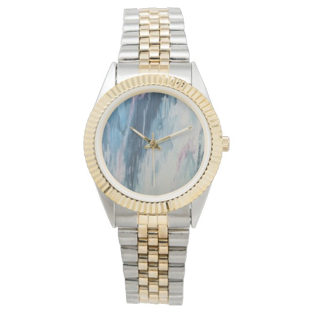 Luv U ❤️ Luv Me Two-Tone Watch Bracelet Armbandsur (Framsida)