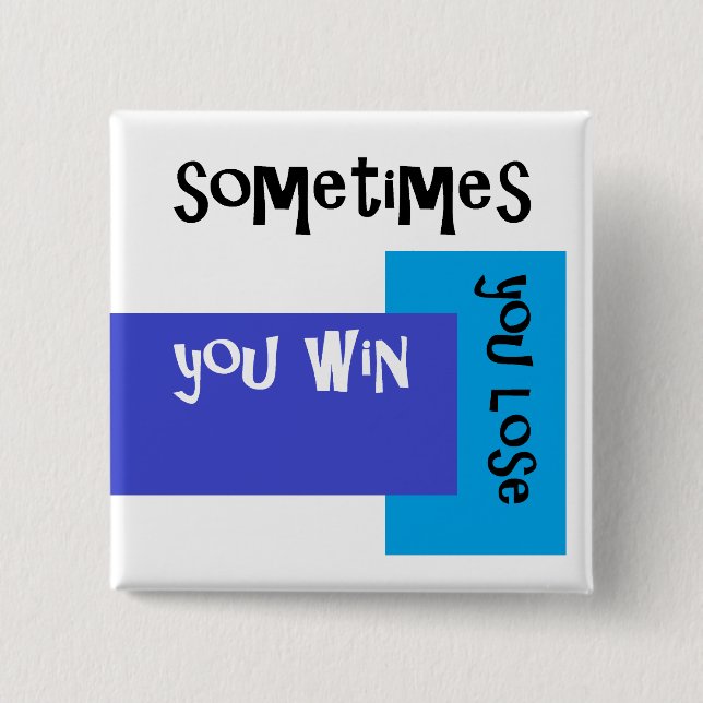 Luv U ❤️ Luv mig kvadrerar emblem ibland… Knapp (Framsida)