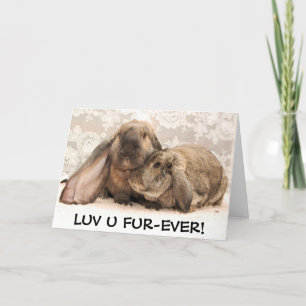 "Luv U Päls-Aldrig!" Helgdag-kort Helgkort