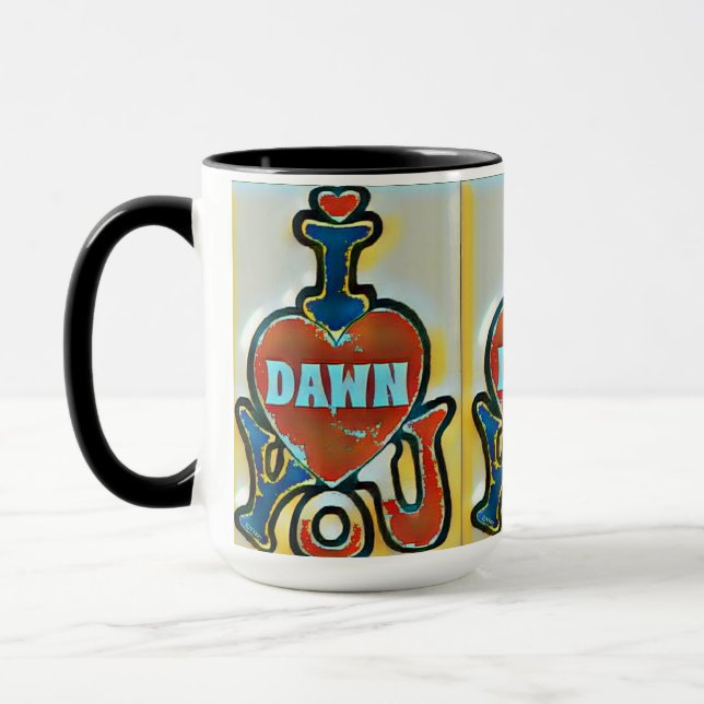 LUVMUG™ Dawn- LUVYBZ® Kärlek ger kaffe Kopp (Vänster)