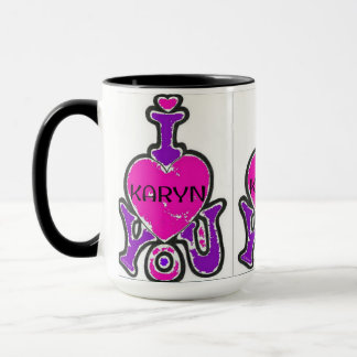 LUVMUG™ Karyn-LUVYBZ® Kärlek ger kaffe Kopp