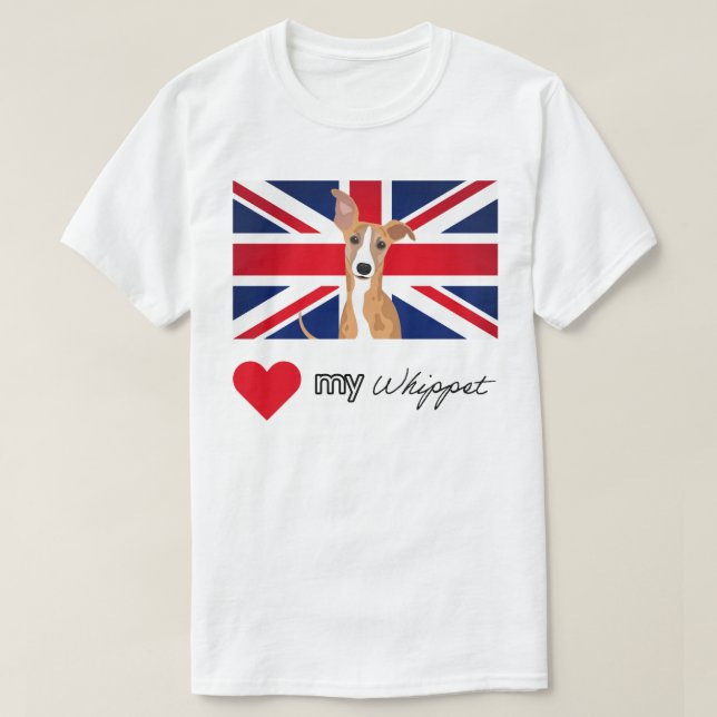 LUVMYWHIPPET Basic T Shirt (Design framsida)