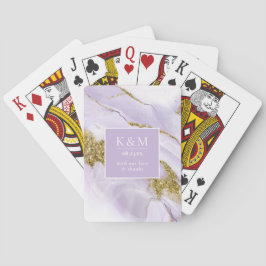 Lux Bläck Lavender Abstrakt-ID990 Casinokort