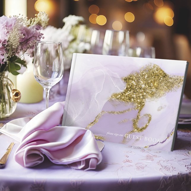 Lux Bläck Lavender Abstrakt-ID990 Gästböcker (Skapare uppladdad)