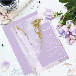 Lux Bläck Lavender Abstrakt Menu ID990