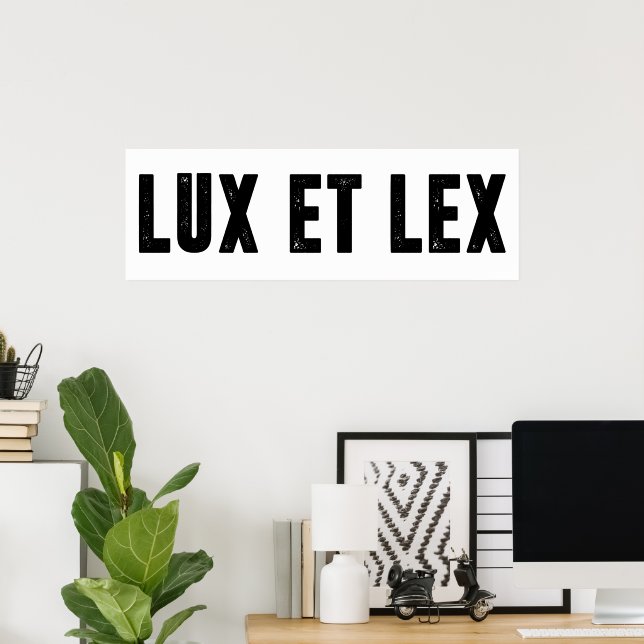 lux et lex poster (Hemmakontoret)