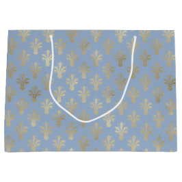 Lux Guld Fleur de Lis och Cerulean Blue