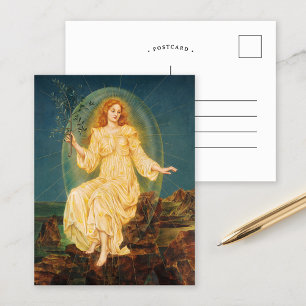Lux i Tenebris Evelyn De Morgan Vykort