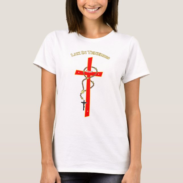 Lux in Tenebris -01   T Shirt (Framsida)