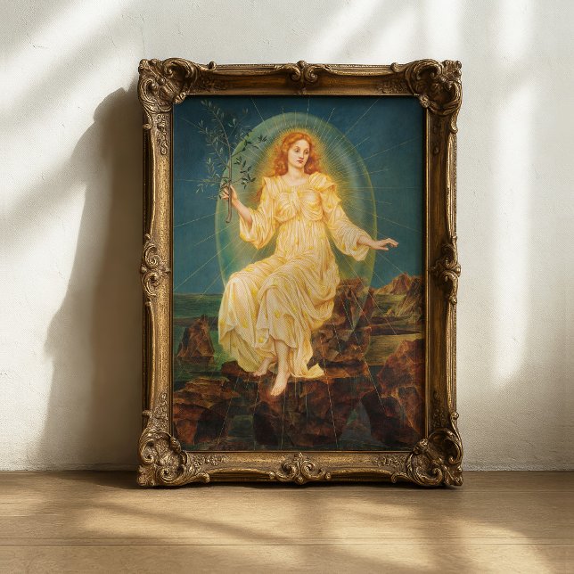 Lux in Tenebris | Evelyn De Morgan Poster (Skapare uppladdad)