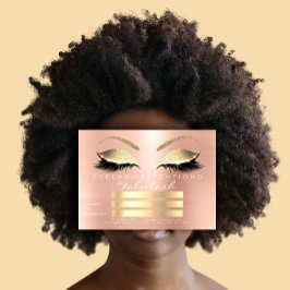 Lux Lashes Pink Rose Gold Sminkpresentkortsgåva