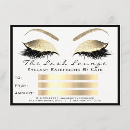 Lux Lashes White Gold Sminkcertifikat Present