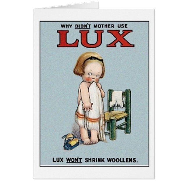 Lux Soap Hälsningskort (Framsidan)
