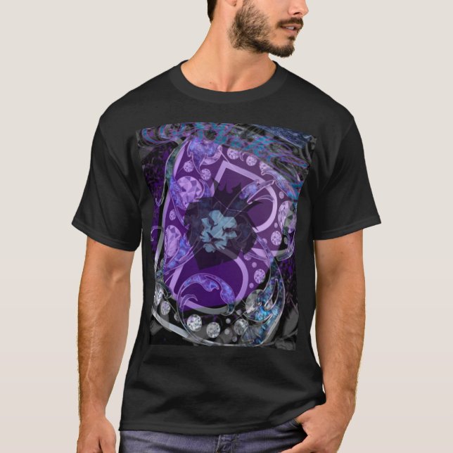Lux stil svart Lyon sammets 3  T Shirt (Framsida)