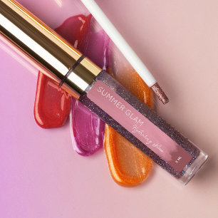 Lux Stroke Lip Gloss Cosmetic Label Klistermärke