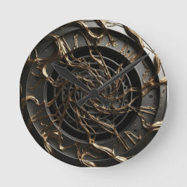 Luxe 3D Dial Rund Klocka