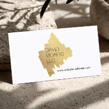 Luxe Abstrakt Guld Brushstroke Logotyp på White