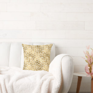 LUXE ANIMAL GULD PEBBLE PILLOW KUDDE