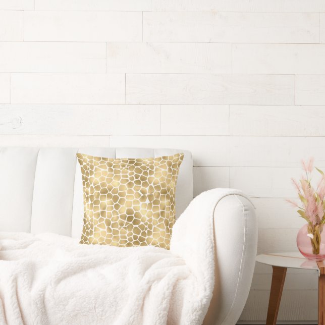 LUXE ANIMAL GULD PEBBLE PILLOW KUDDE (Soffa)