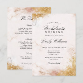 Luxe Bachelorette Helg Internationell inbjudan