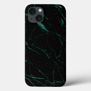 Luxe Black och Grönt Marble
