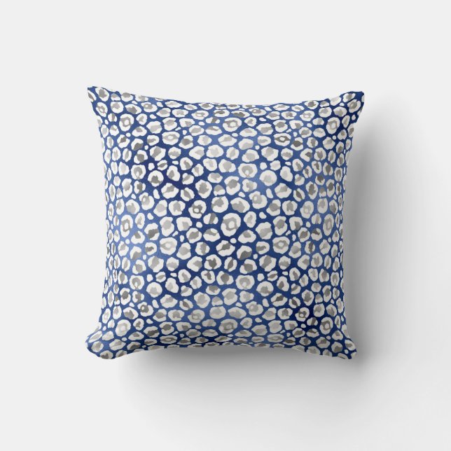 LUXE BLUE CUSHION KUDDE (Framsida)