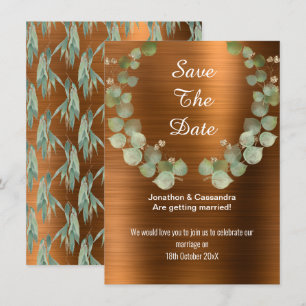 LUXE BRONZE EUCALYPTUS WREATH SPARA DATUM
