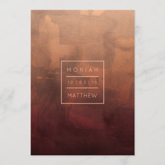 Luxe Burgundy och rodna bröllopinbjudan Inbjudningar