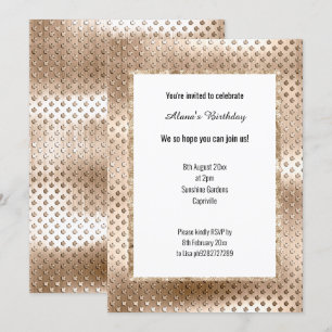 LUXE CHAMPAGNE SEQUIN DENT-INBJUDAN INBJUDNINGAR