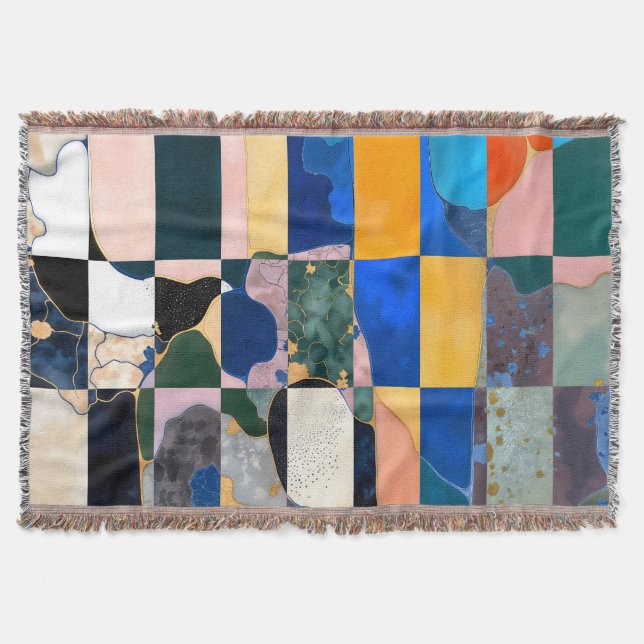 Luxe Checkerboard Curtain Filt (Framsidan)