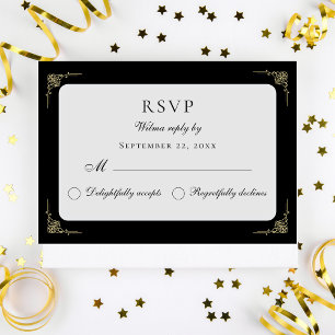 Luxe Classic Elegant Classy Black Guld OSA Gift