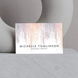 Luxe Colorful Confetti Rain Mönster Visitkort