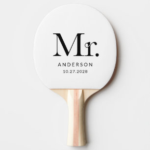 Luxe Elegance Black and White   Mister Bröllop Pingisracket