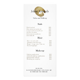 Luxe Faux Guld Rustic Elegant Modern Minimal Reklamkort