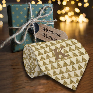 Luxe Geometric Glitter Triangle Personalize Namn Slips
