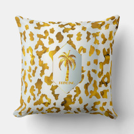 Luxe Guld Handflatan Safari Chic Decorative Kudde