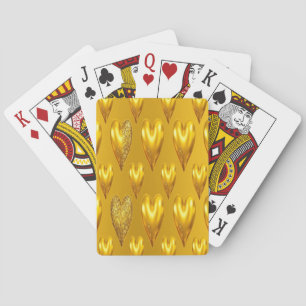 Luxe Guld Hearts Card Deck Casinokort