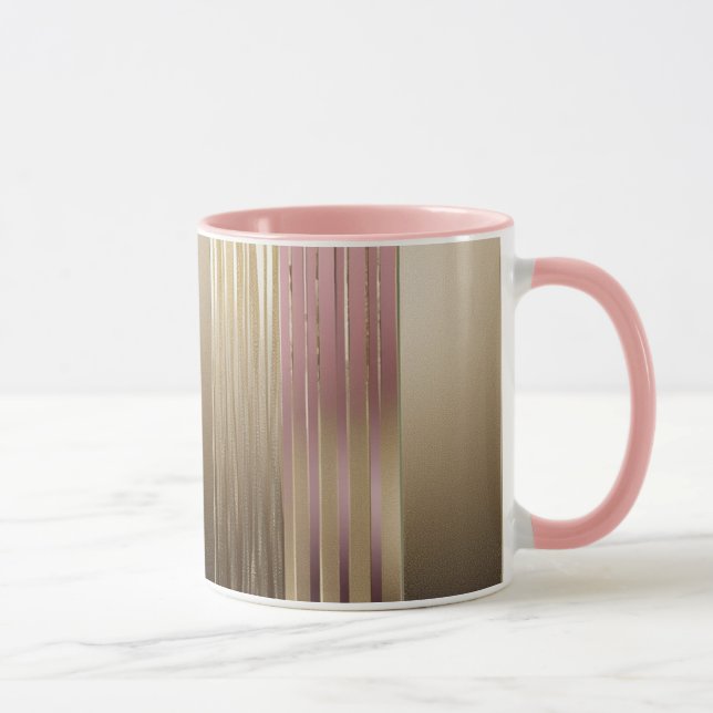 Luxe Guld och Rosa Combo Mugg (Höger)