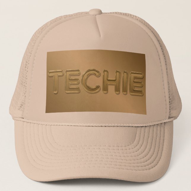 Luxe Guld Techie Khaki Hat Keps (Framsida)