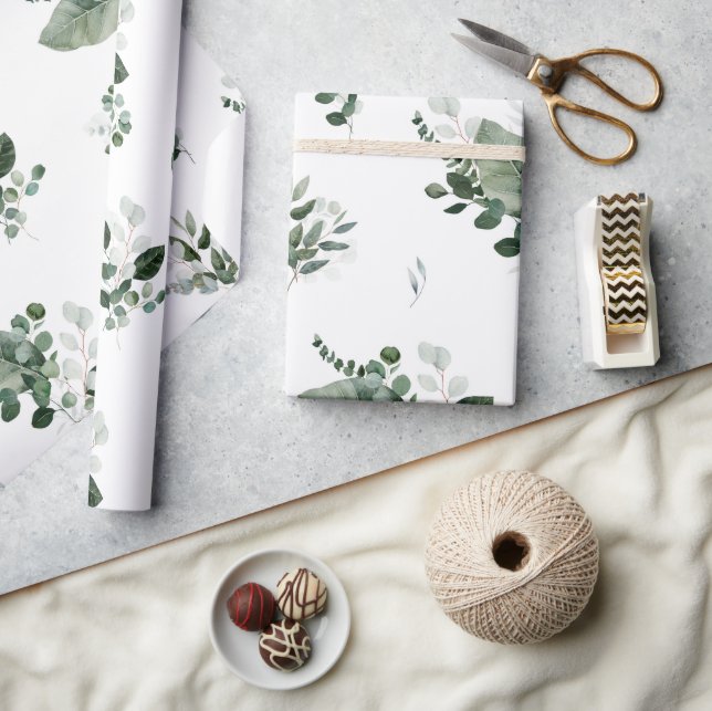 LUXE HANDFLATAN VÅR WRAPPING PAPPER GIFT WRAP PRESENTPAPPER (Hantverk)