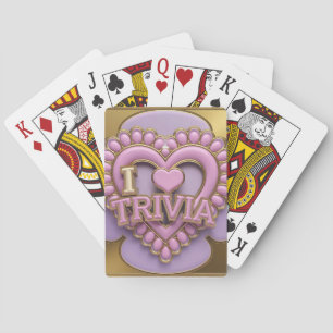 Luxe I Kärlek Trivia-kortdäcket Casinokort