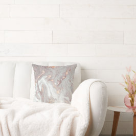 LUXE LILAC MARBLE PEARL CUSHION KUDDE