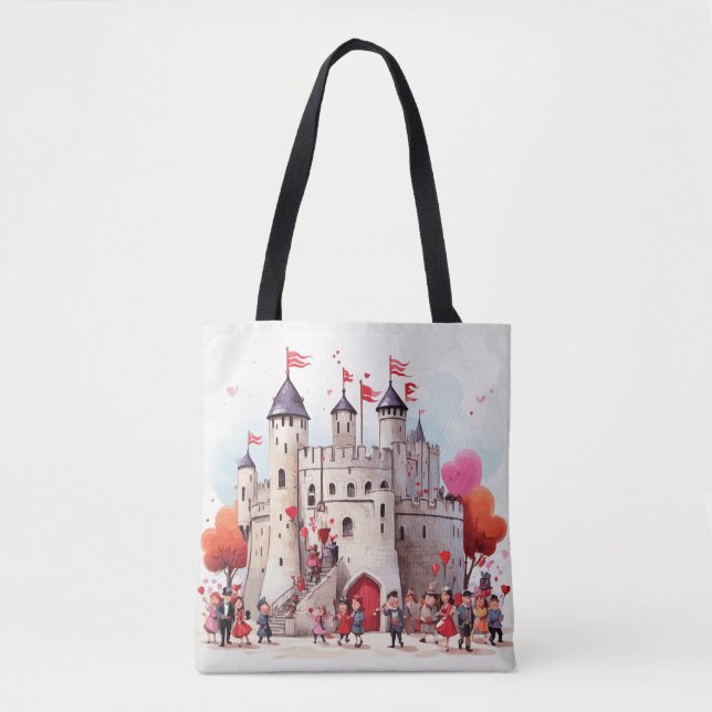 "Luxe London Tote: Chic City Stil" Tygkasse (Framsida)