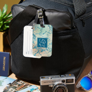 Luxe Marble   Anpassningsbarna mellan vacker koral Bagagebricka