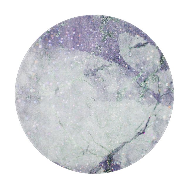 LUXE MARBLE LILA GALAXY TRAY CUTYARD BOARD (Framsidan)