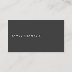 LUXE MINIMALISM MED OFFSET TYP VISITKORT