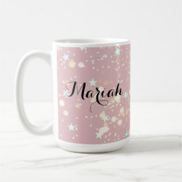 Luxe modern romantinc girl kaffemugg
